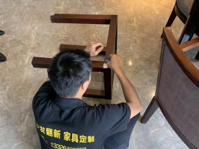 酒店木家具木飾面翻新維修
